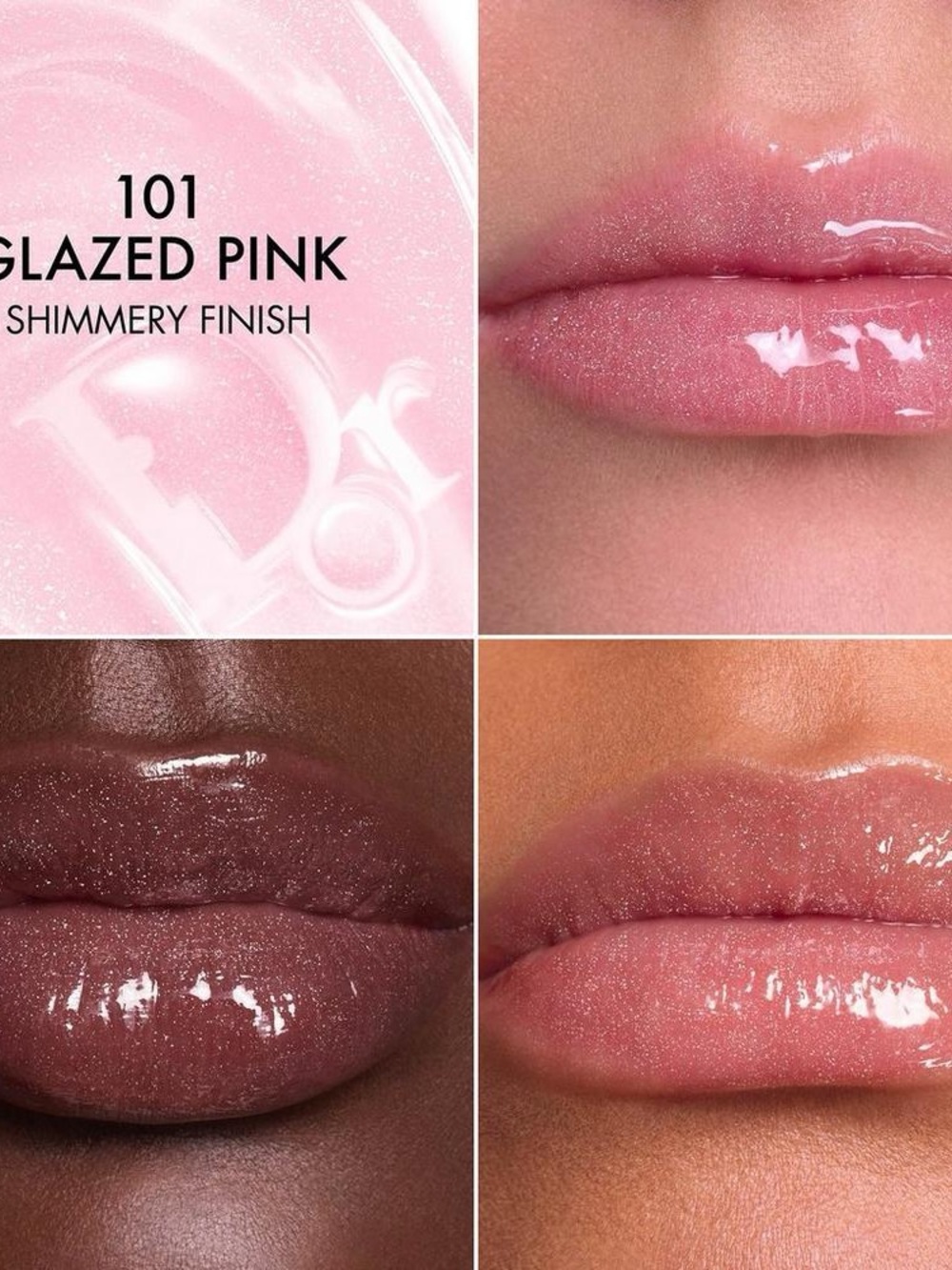 New Dior Addict Lip Glow Butter - 101 Glazed Pink - Picture 7 of 8